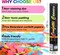 Confetti Cannon 6Pack Biodegradable Confetti Poppers Multicolor Party Confetti Shooters Party Poppers 12inch Cannon Launches 15-20ft for Birthday Wedding Graduation New Years Celebration Decorations